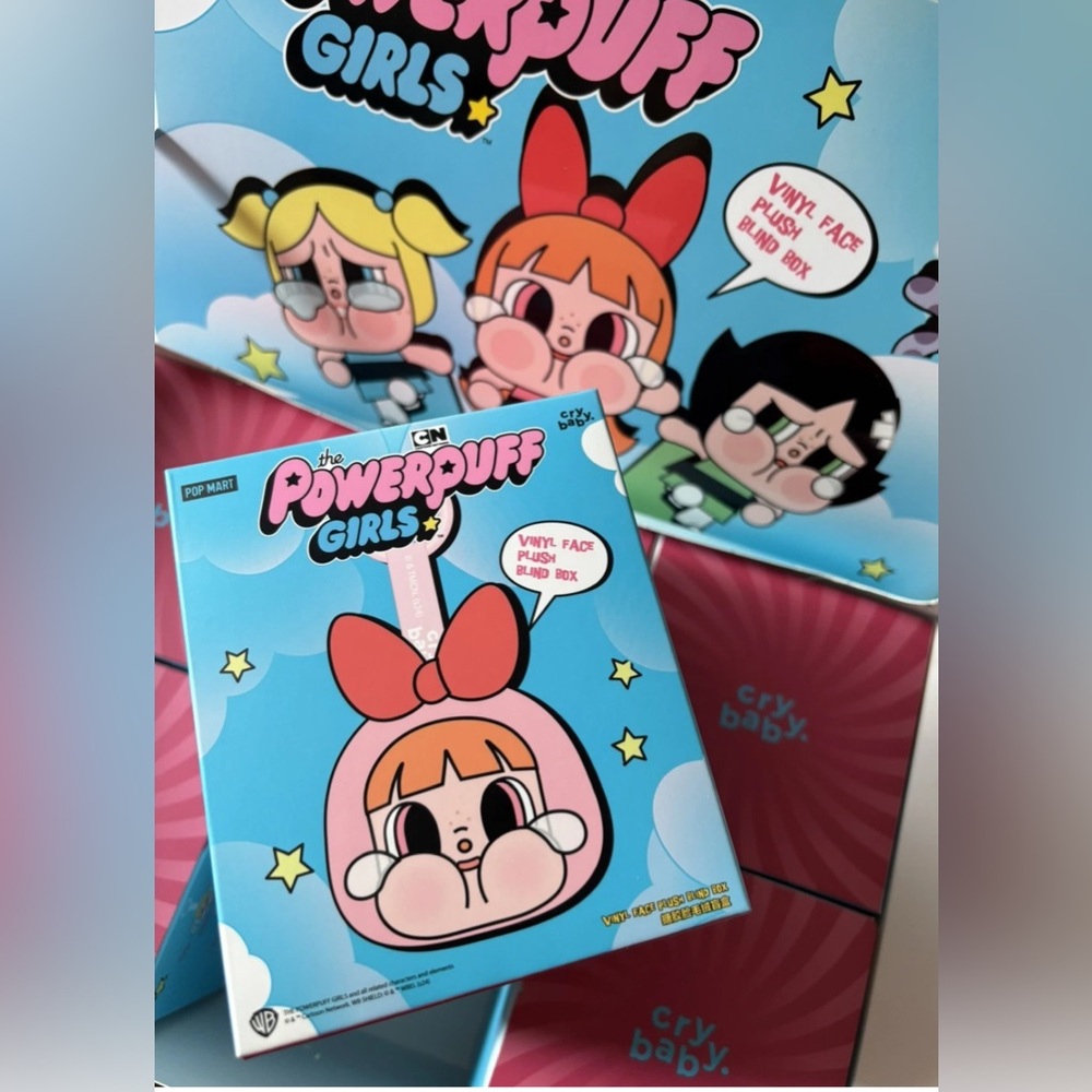 CRYBABY × Powerpuff Girls Series-Vinyl Face Plush Blind Box